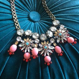 Colorful statement necklace